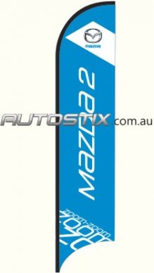 Mazda 2 Swooper Flags ONLY AVAILABLE TO MAZDA DEALERS