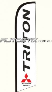 Triton  Swooper Flags ONLY AVAIL TO MITSUBISHI DEALERS
