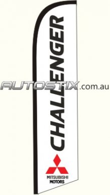 Challenger  Swooper Flags ONLY AVAIL TO MITSUBISHI DEALERS