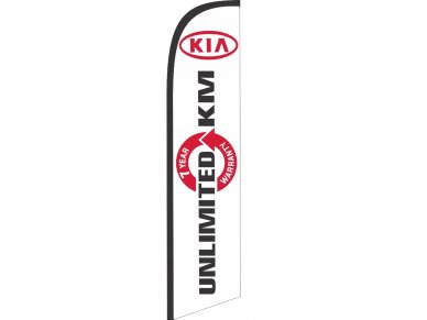 KIA 3 Swooper Flags Only available to kia dealers 