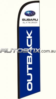 OUTBACK swooper flags ONLY AVAIL TO SUBARU DEALERS 