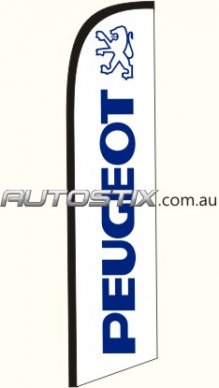 peugeot 2  swooper flag ONLY AVAIL TO  DEALERS