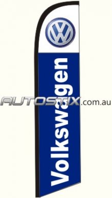 vw 1 swooper flags  ONLY AVAIL TO VW DEALERS
