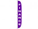 Finance Purple Vertical Flag